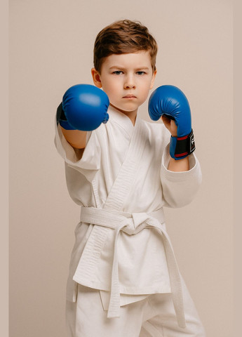 Рукавички для карате, накладки для карате, розмір S, колір синій FGT (360890557)