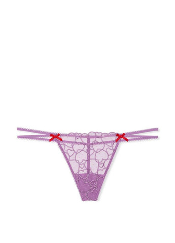 Трусики-стринги женские PINK Wink V-String Panty фиолетовые Victoria's Secret (348781154)