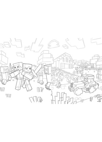 Официальная раскраска приключений MINECRAFT Artbooks (335820599)