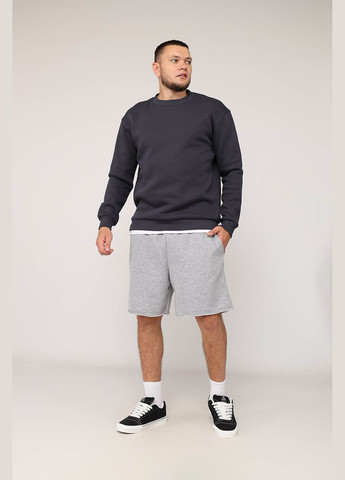 Темно-серый свитшот мужской цвет темно-серый цб-00279986 Yuki (345210959)