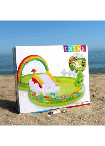 Дитячий надувний ігровий центр Intex 57154 Мій сад 290х180х104 см Gemac (363833733)