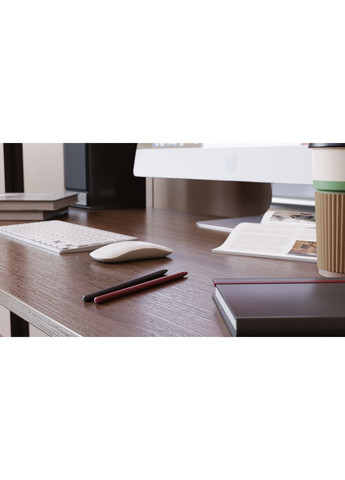 Компьютерный стол Дейв 75x140x70 серый ДСП Дуб Сонома Труфель 16мм (FRD-102410) Ferrum-decor (353498761)