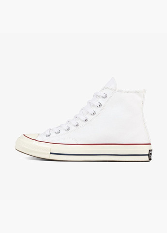 Білі всесезонні кеди жіночі chuck 70 classic high top white 162056c Converse