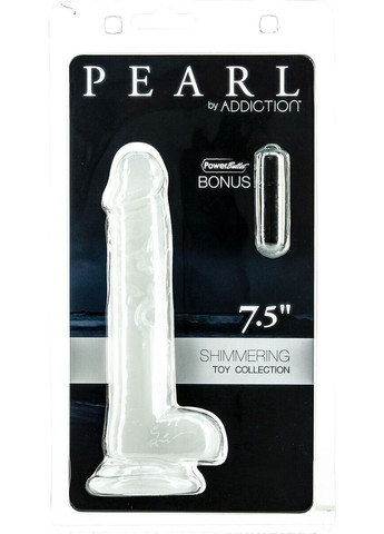 Жемчужный фаллоимитатор на присоске Pearl by 7,5 Dong ADDICTION (316252807)