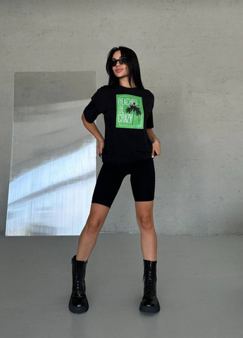 Футболка оверсайз з принтом Україна - (302288346)