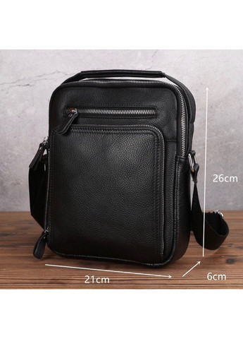Мужская кожаная сумка через плечо 26х22х6 см Tiding Bag (315868908)