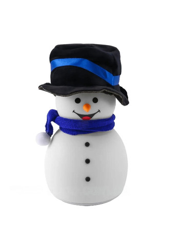 Дитячий настільний світлодіодний силіконовий нічник із USB 7 кольорів світіння 17.5х12.7х12.5 см (478178-Prob) Сніговик Unbranded (303001004)