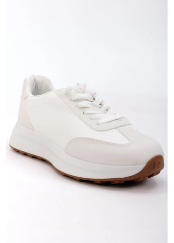 Кроссовки женские белые на платформе 347269 Fashion белые (386151969)