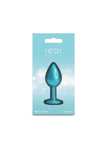 Анальная пробка Rear Assets - Iridescent Teal - Small - Teal Ns Novelties (398639194)
