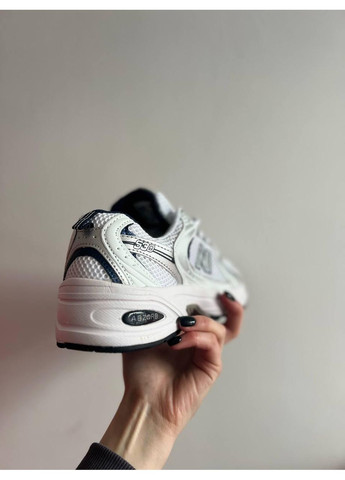 КРОСІВКИ ЖІНОЧІ NEW BALANCE 530 SILVER WHITE V3 НЬЮ БЕЛАНС 530 No Brand білі демісезони (367171032)