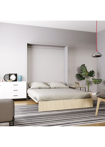 Кровать-трансформер Mitra 1,6 1708х2154х2120 К - Пепельный / Ф - Дуб сонома (SM02151300000) Art In Head (337309287)