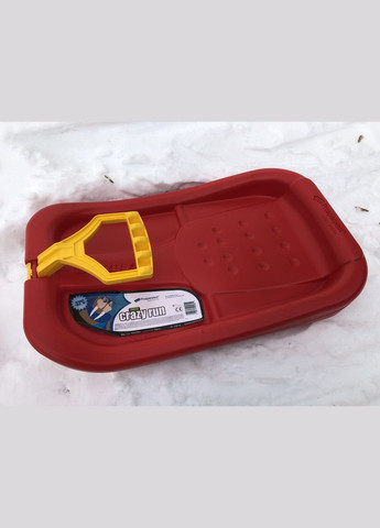 Зимові санки-льодянка CRAZY RUN, червоні Prosperplast (329408005)