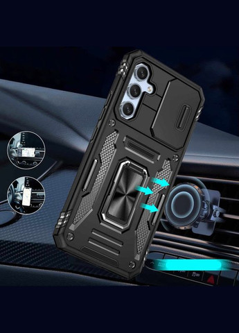 Ударопрочный чехол Camshield Army Ring для Samsung Galaxy A35 / A55 Black No Brand (344465011)