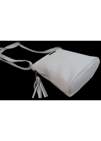 Жіноча сумка з натуральної шкіри на плече Біла Borsacomoda (348516825)