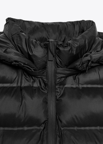 Чорна демісезонна куртка Zara