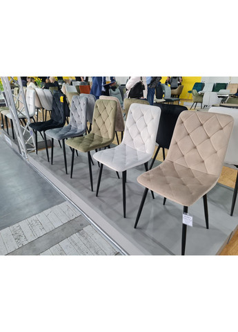 Стул кухонный JERRY VELVET черный каркас/ BL.77 JERRYVCOL Signal (372178666)