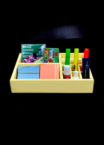 Настольный органайзер из дерева Левитон лимонад (КНЦ-008951) No Brand (328228289)