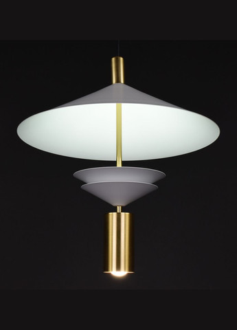 Люстра світлодіодна підвісна LED світильник для квартири на стелю лед 28035 Білий 50-140х40х40 см. Sunnysky (364759967)