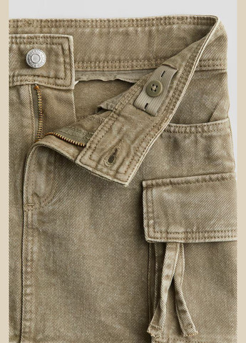 Спідниця карго з бавовняного твила - 134см(8-9р) H&M (337498902)