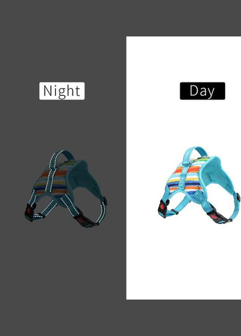 Нагрудная упряжь поводок UNSM размер S (голубой) No Brand (301349425)