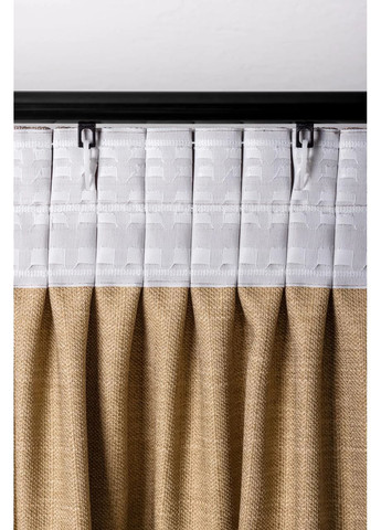 Штори з льняною структурою Elegant 2шт. 2,5м х від 2,5м до 3м HYGG (370367532)
