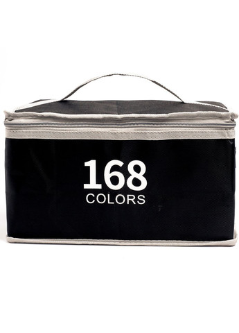 Огромный набор скетч маркеров 168 цветов Touch для рисования в черном чехле. Raven (337341855)