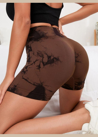 Шорты с мраморным принтом, коричневого цвета, размер S Trends (330245378)