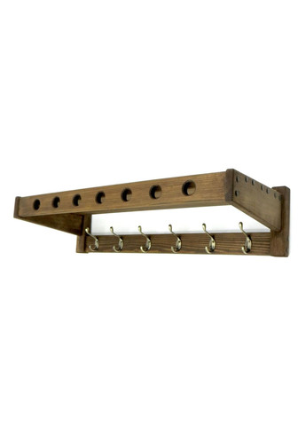 Вешалка для одежды из дерева Саррей 6 мокко (ВДО-602210) No Brand (327849294)