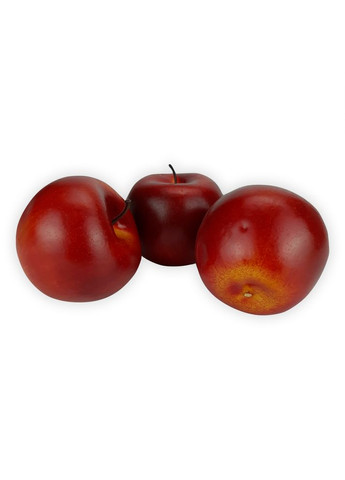 Штучне яблуко темночервоне з пінопласту 7.5*6 см -1040 No Brand (276533762)