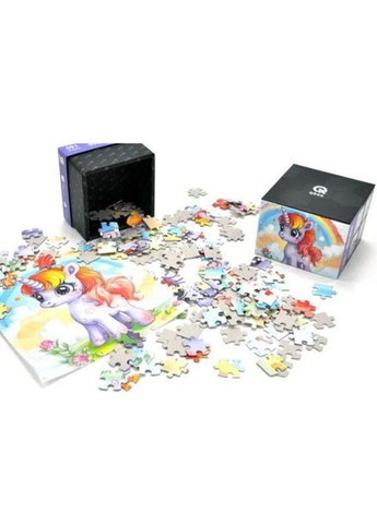 Пазли дитячі "Єдиноріг та Веселка" 160 елементів (QB500-002) qbee (362429040)