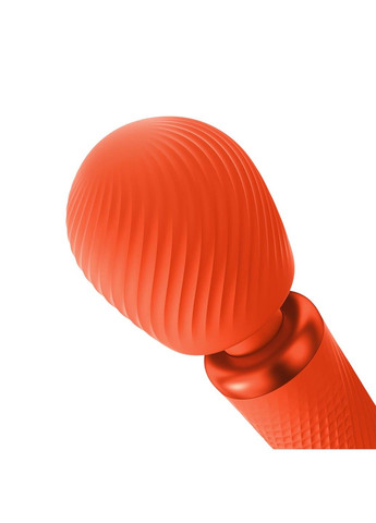 Вібромасажер VIM Vibrating Wand sunrise orange суперпотужний легкий вібратор до 6 годин роботи Fun Factory (314871651)