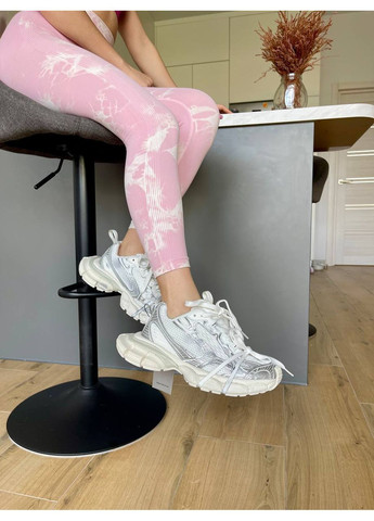 Кросівки жіночі і чоловічі Balenciaga 3XL White Silver | Баленціага 3XL срібні No Brand срібні демісезони (352474028)