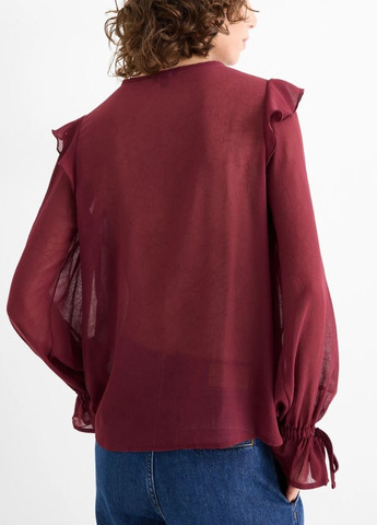 Бордовая блуза C&A