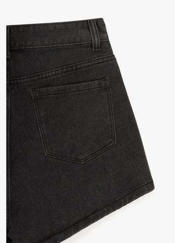 Шорты однотонные джинсовые женские 2502 Темно-серый shop (2000991003163) On me Шорти джинсові (354935485)