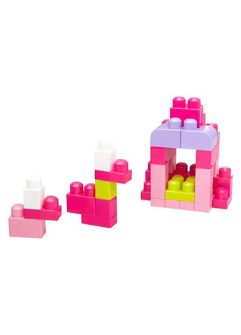 Конструктор розовый в мешке 60 деталей (DCH54) Mega Bloks (281425805)