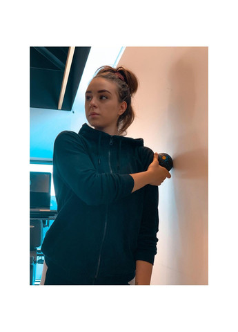 Масажний м'яч EPP Ball 08 Black/Yellow (P-5907222931240) 4FIZJO (301733396)