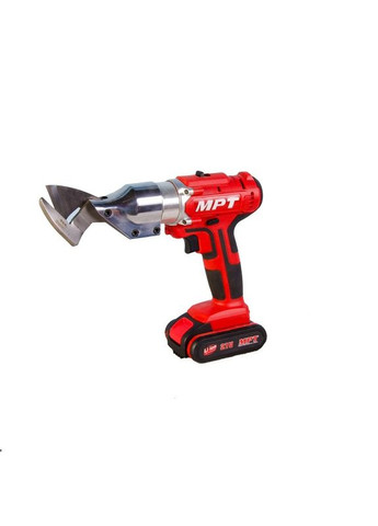 Ножницы аккумуляторные по металлу 21 В Li-ion 1.5 Ач 2 скорости 0.1-2 мм. Red (MCS2150.C1) MPT (340910422)