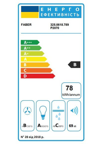Вытяжка купольная, 60см, 1186мг, Stilo Comfort Wh Matt A60, белый матовый Faber (315602869)