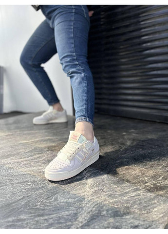 КРОСІВКИ ЖІНОЧІ ADIDAS FORUM 84 LOW OF WHITE АДІДАС ФОРУМ 84 No Brand бежеві демісезони (369388826)