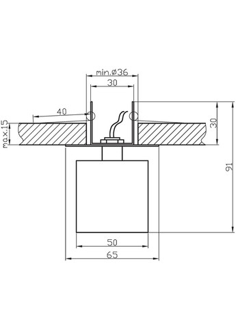 Точечный светильник SK-18 (2280205) Candellux (361312734)