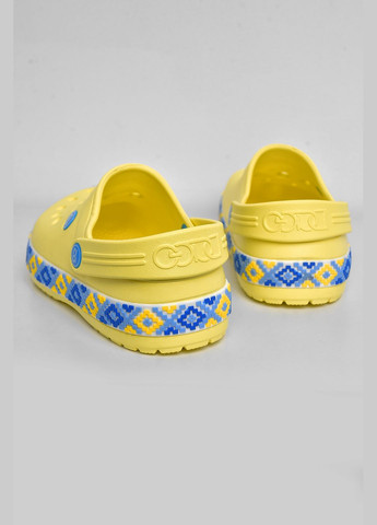 Крокси жіночі жовтого кольору Let's Shop (280937974)