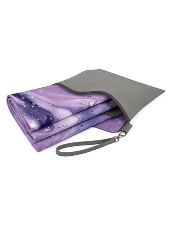 Килимок для йоги та фітнесу, складаний м'який килимок з сумкою перенесенням, спортивний каремат, яскравий 3D-принт No Brand (360920496)