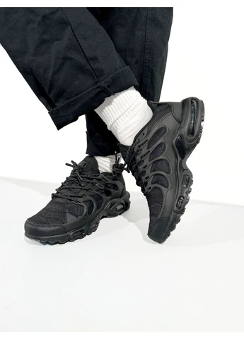 Черные летние кроссовки nike air max tn terrascape plus triple black найк аир макс тн плюс No Brand