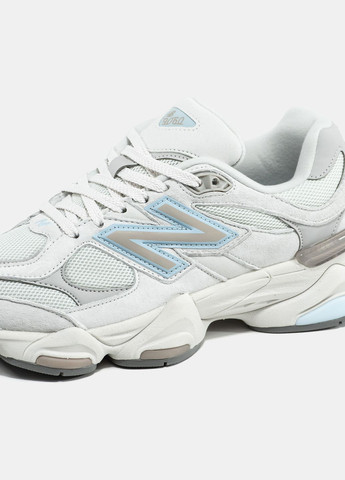 Кроссовки женские и мужские New Balance 9060 Raincloud Quarry Blue | Нью Беланс 9060 белые No Brand белые демисезоны (345562958)