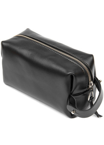 Кожаная мужская косметичка черная 11415 Grande Pelle (362418311)