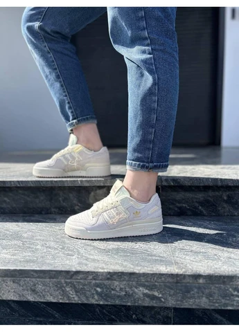 КРОСІВКИ ЖІНОЧІ ADIDAS FORUM 84 LOW OF WHITE АДІДАС ФОРУМ 84 БІЛІ No Brand білі демісезони (391065780)