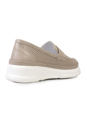 ModaMilano Туфли лоферы женские бренда 8200586_(2) серый з натуральная кожа, украина — демисезон (292731571)