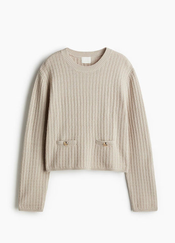 Світло-бежевий демісезонний светр H&M