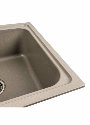Гранитная мойка для кухни 7950 Equatoria матовый Титан Platinum (342069433)
