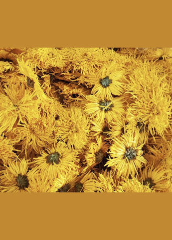 Чай Хризантема Жовта Королівська Чаєман, сушені квіти 6-8 см, вищий сорт 50 г No Brand (335868506)